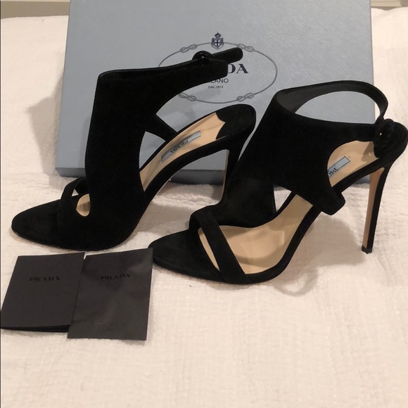 Prada Shoes - NEW Prada Heels - Suede